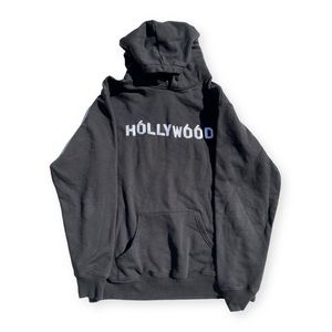 Black Scale Embroidered Hollywood Hoodie